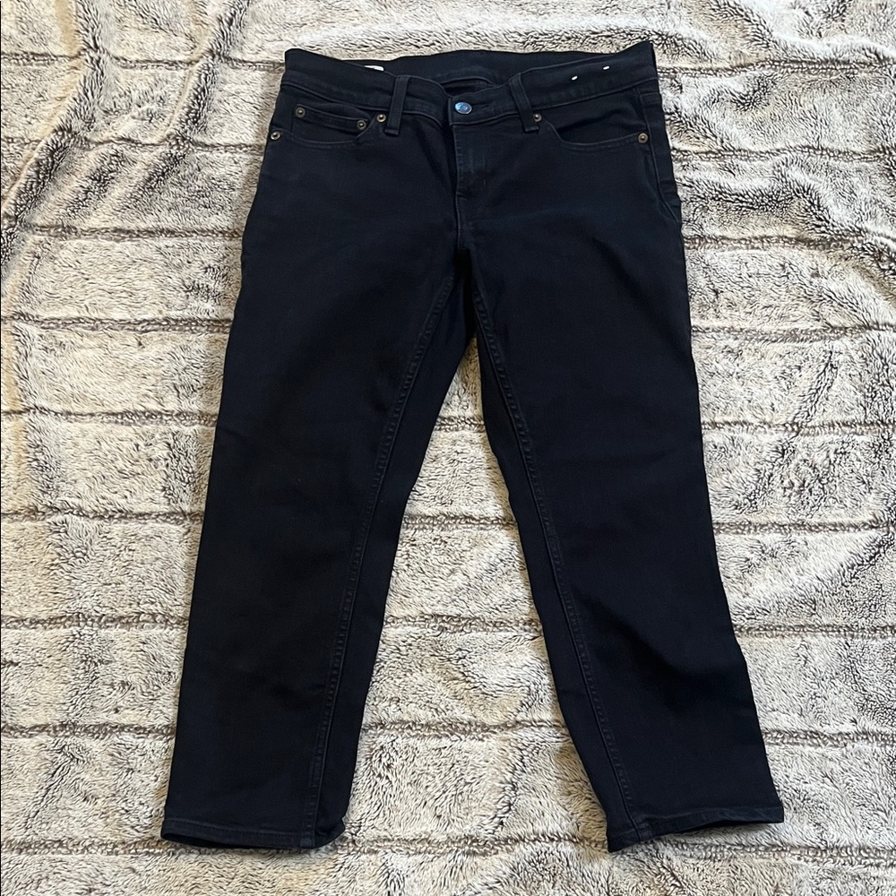 GAP Women's Black Vintage Slim Low Rise Jeans
